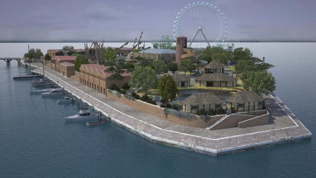 From abandoned island to mega fun park