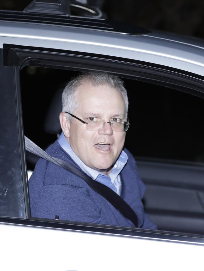 As did Federal Treasurer Scott Morrison. Picture Sean Davey