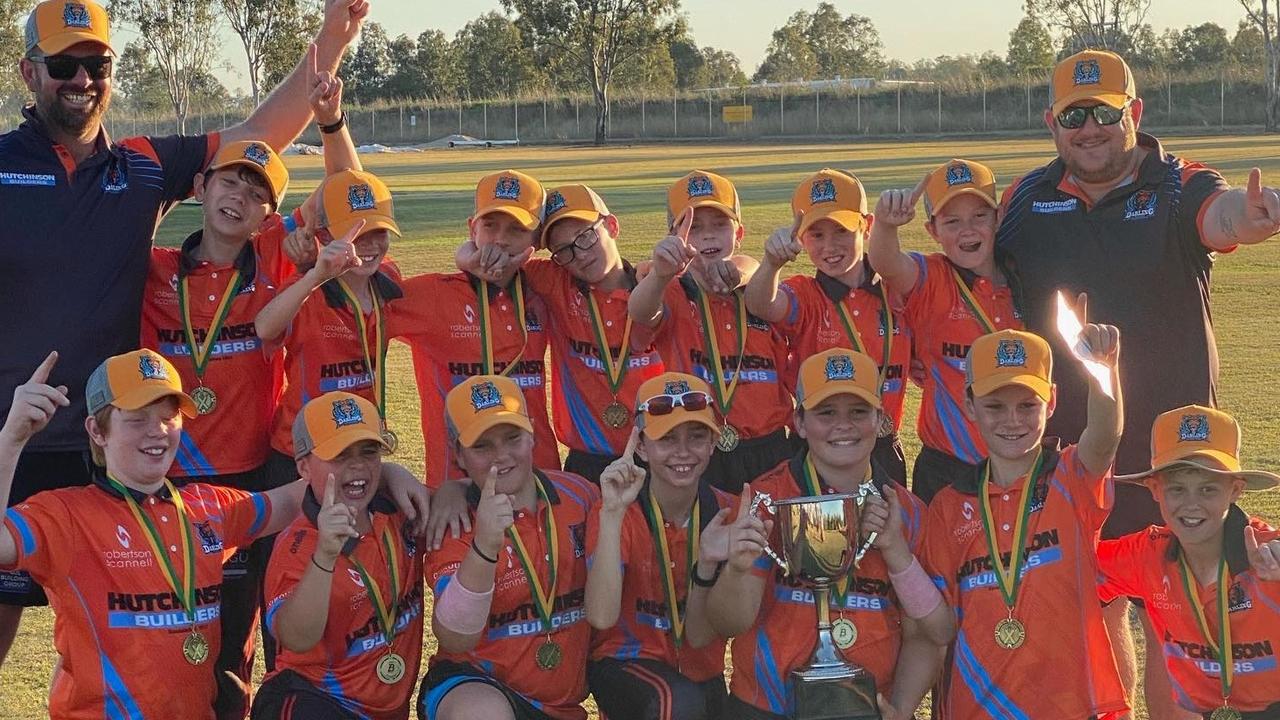 The Darling Dingoes U12s are Brisbane Premier League champions. Photo: Contributed