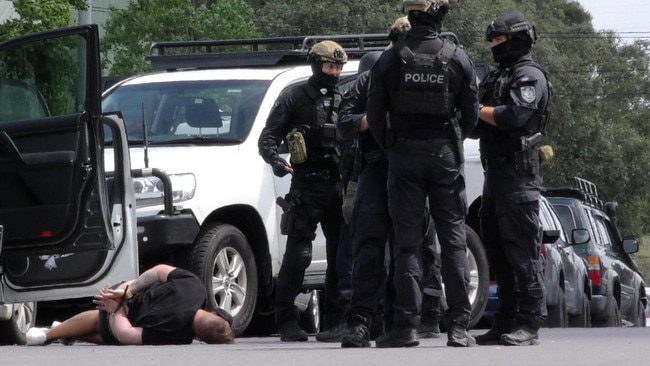 Suleski and Nehme were arrested n December 16 at Unanderra. Picture: NSW Police