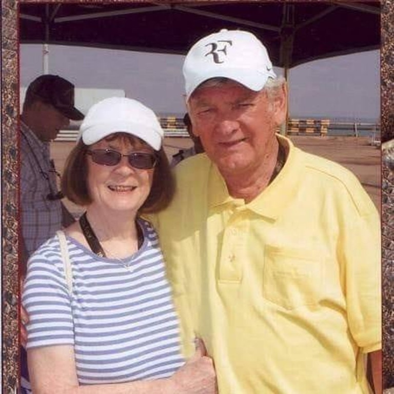 A photo of Rita Rich-Mulcahy and her late husband. Picture: Facebook/Rita Rich-Mulcahy