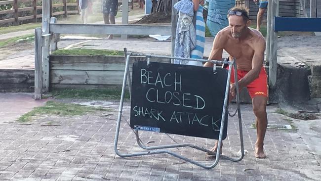 Beaches at Byron Bay have been closed for 24 hours. 