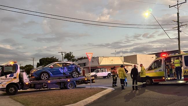 There were no reports of serious injuries however two people were taken to hospital.
