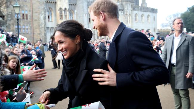 The Met’s royalty and specialist protection unit police is responsible for the security of about 20 members of the family. Protection officer increases abroad will depend on Canada and the US for support. Picture: Getty Images.