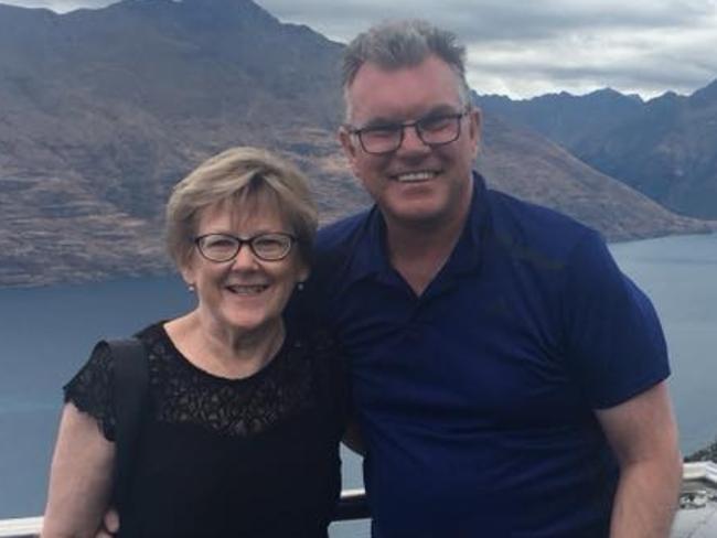 Former head of religion at Santa Sabina College Helen Smith with her husband and former Catholic priest Andrew Nee. Picture: Facebook