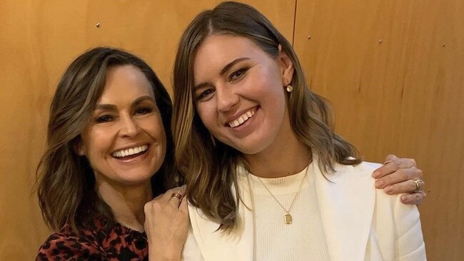 Ms Smithies said she thought it was necessary for Ms Wilkinson (pictured with Brittany Higgins) to give the speech to show her support for Ms Higgins.