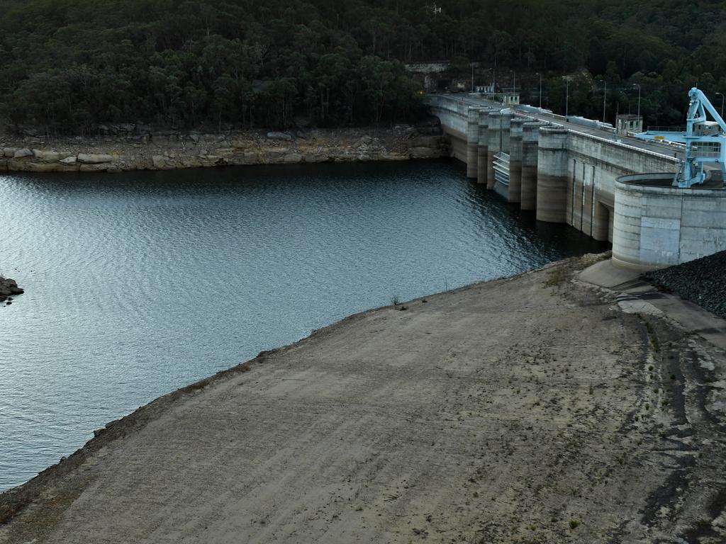 Dam levels in Sydney have dropped below 50 per cent. Picture: Dean Lewins/AAP