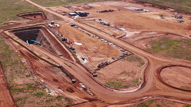 File photo of OZ Minerals’ under-construction Carrapateena mine, north of Port Augusta