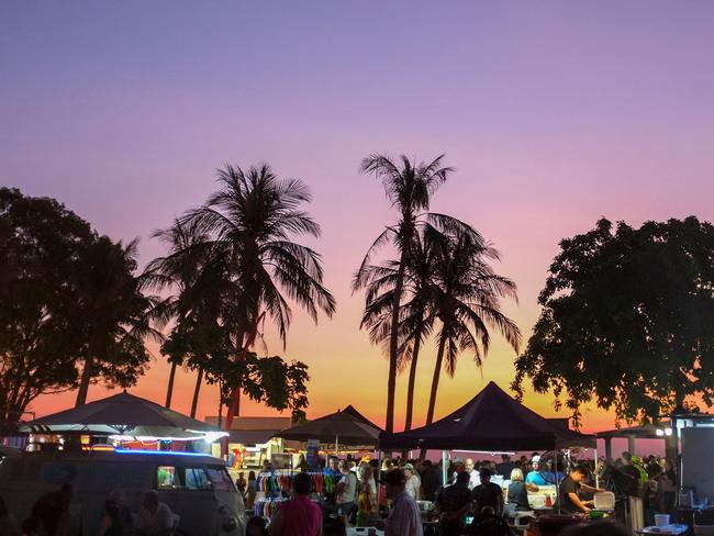 Mindil Beach sunset market in Darwin, Northern Territory, Australia.credit: Alamyescape2 may 2021saavy