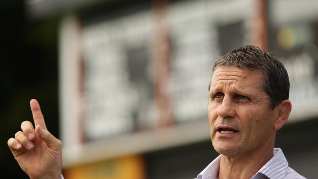 Wayne Pearce at Leichhardt Oval, Sydney. Leichhardt hill will be named after him, the Wayne Pearce Hill. Pic Brett Costello