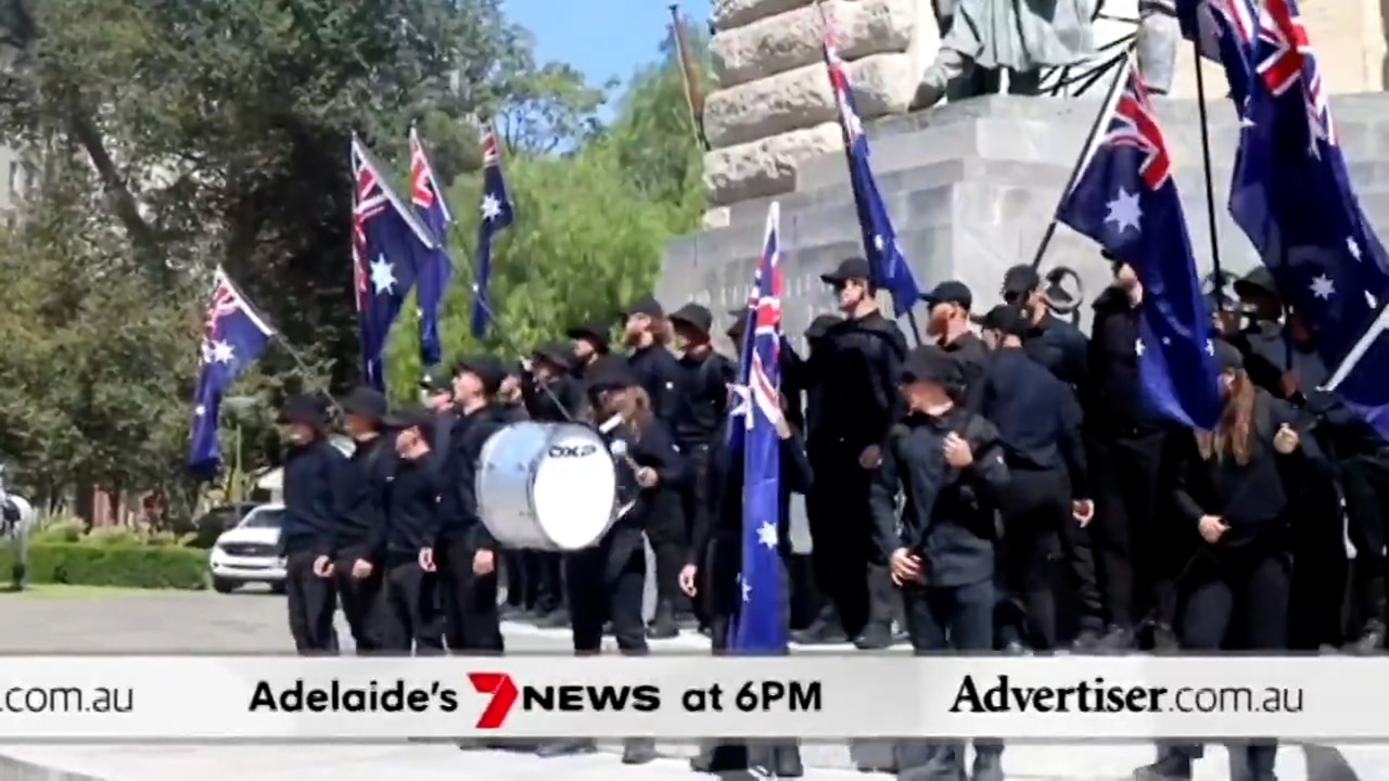 The Advertiser, 7NEWS Adelaide neo-Nazi protest arrests, Gawler street attack