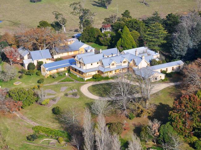 An aerial view of Hillview Heritage Estate, in NSW’s Sutton Forest.