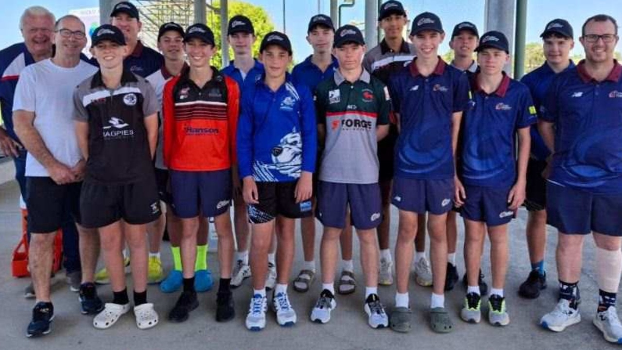 The Mackay-Whitsunday Nitros under-15 team set to take on the NQCA Carnival.