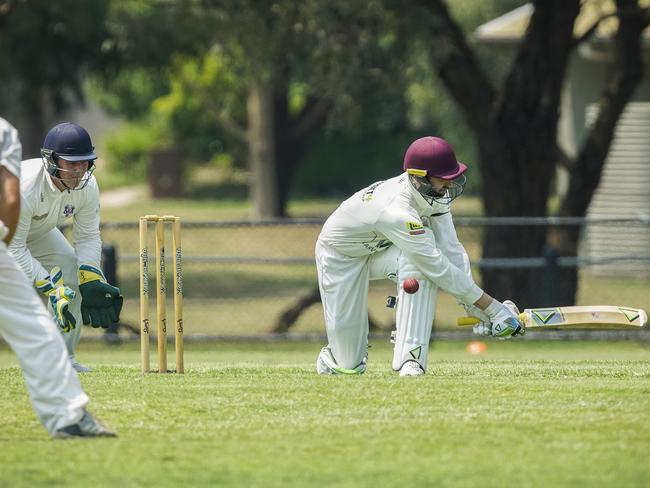 Slack batting for Red Hill. Picture: Valeriu Campan