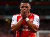 LONDON, ENGLAND - SEPTEMBER 27: Alex Oxlade-Chamberlain of Arsenal reacts after a missed opportunity during the Barclays Premier League match between Arsenal and Tottenham Hotspur at Emirates Stadium on September 27, 2014 in London, England. (Photo by Paul Gilham/Getty Images)