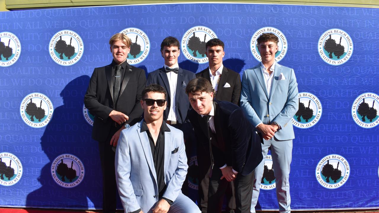 Students at the Sunshine Beach State High School formal 2024.