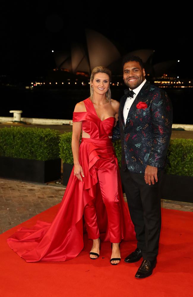 Sam Thaiday and wife Rachel