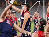 Dusty Demons? Gawn ‘best on ground’ for celebrations