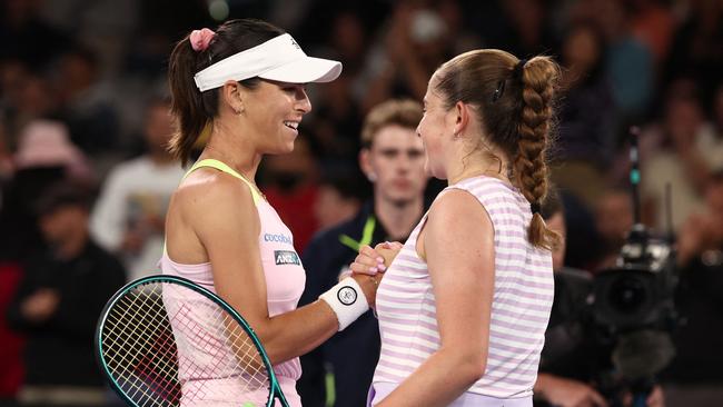 Ajla Tomljanovic lost to Jelena Ostapenko in this year’s Australian Open. (Photo by David GRAY / AFP)