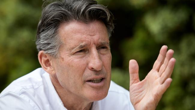 Athletics legend Sebastian Coe. Picture: AFP