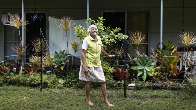 Joyce Lorraway, 93, at her home on Great Keppel Island. Picture: Justine Walpole