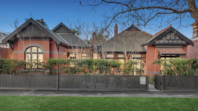 The actor bought two Edwardian-era properties in 1995 and 2004 then connected them.