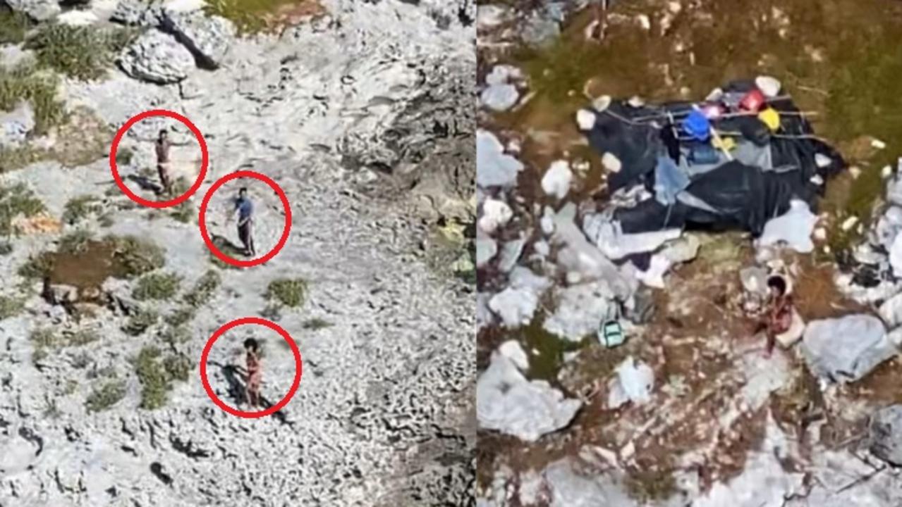 Trio rescued after being trapped on deserted Bahamas island for 33 days.