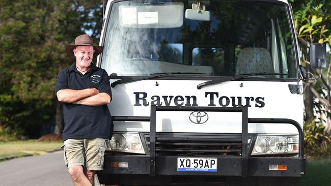 Owner of Raven Tours, Rod Jones. Picture: Zak Simmonds