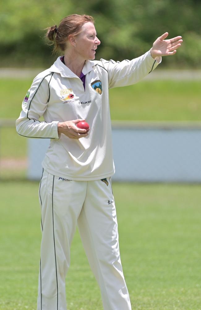 Glasshouse Cricket women's captain Kim Howden.