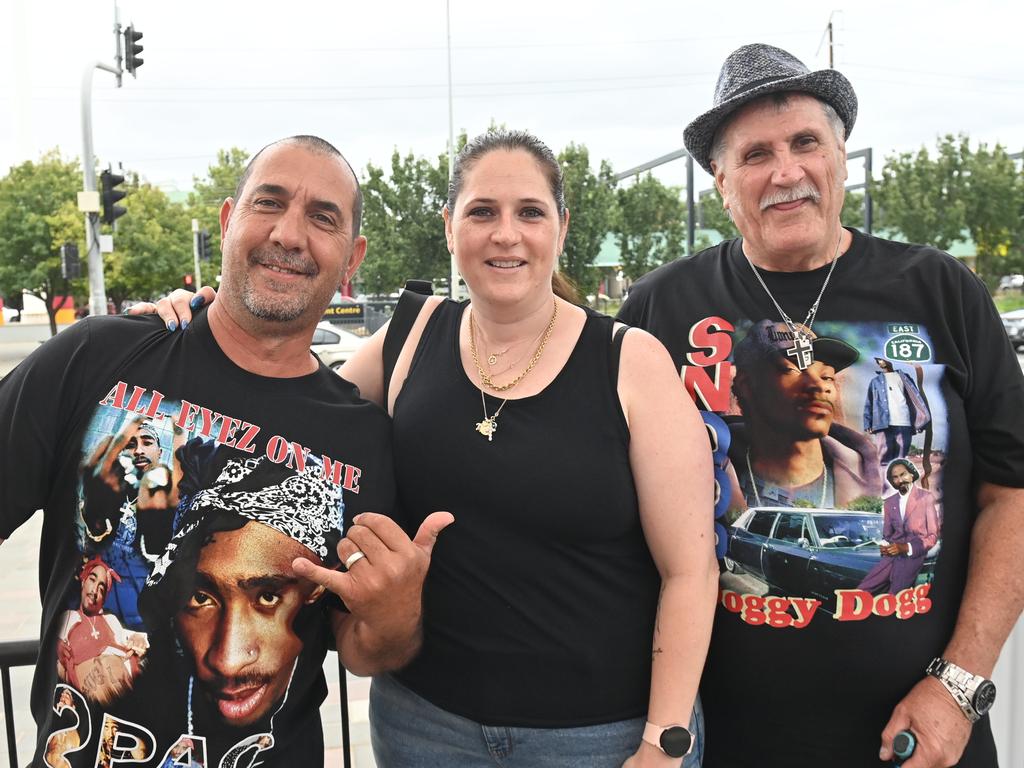 Fans outside the Snoop Dogg Concert at the Adelaide Entertainment centre. Picture: Keryn Stevens