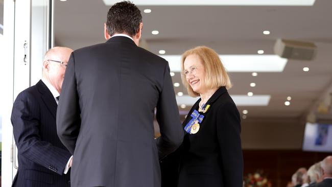 Queensland Governor, Her Excellency the Honourable Dr Jeannette Young AC PSM, At the State Funeral Service for Mike Ahern AO, at Our Lady of the Rosary Catholic Church, Caloundra, on Friday 25th August 2023 - Photo Steve Pohlner