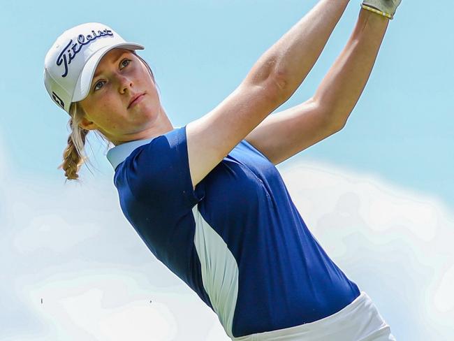 Rising stars of women's golf - Glenelg Golf Club star Zoe Manton. Picture: David Brand