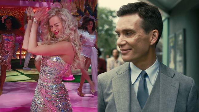 Margot Robbie in Barbie and Cillian Murphy in Oppenheimer.