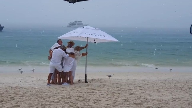 Torrential rain washes out White on Whitehaven luxury lunch