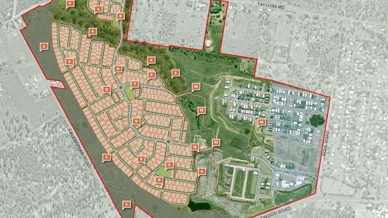 Plans for the proposed 1022 new houses in the Dawn Walloon Estate.