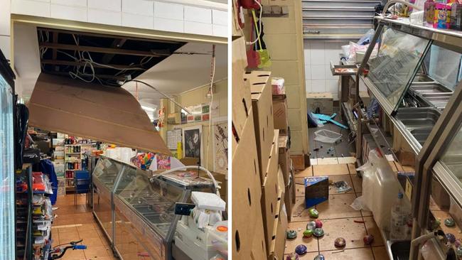 The 168 General Store and Takeaway in Maningrida was broken into for the third time this month. Picture: Facebook