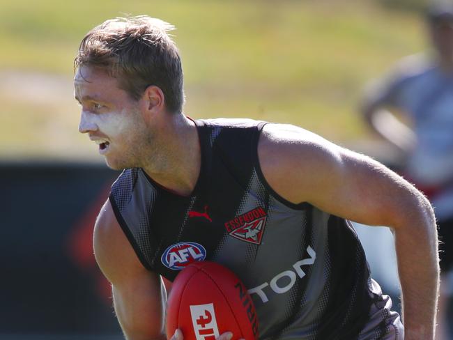 Darcy Parish at Essendon football training. Saturday, January 11. 2025. Picture: David Crosling