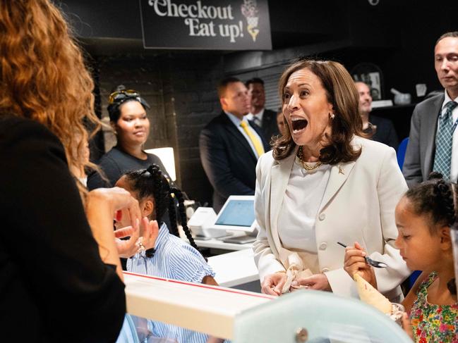 Kamala Harris could be the first female president of the United States. Picture: AFP