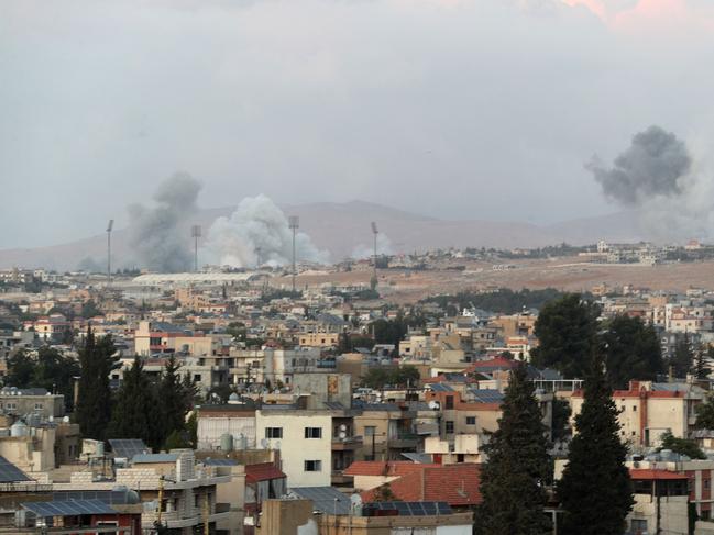 Israel launched “targeted strikes” on Lebanon. Picture: AFP