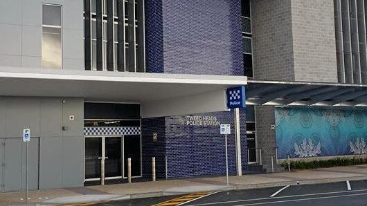 The two men were taken a short distance to Tweed Heads Police Station where they were charged