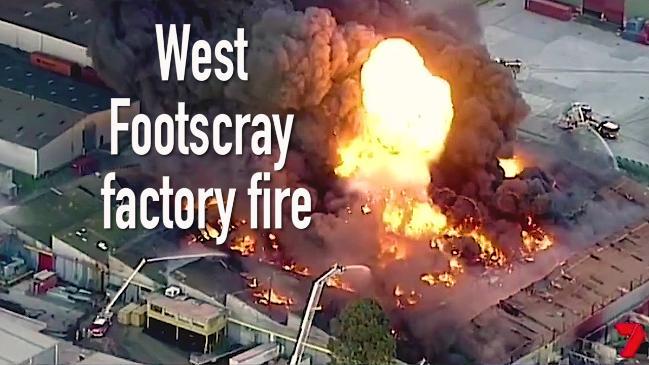 Melbourne factory fire