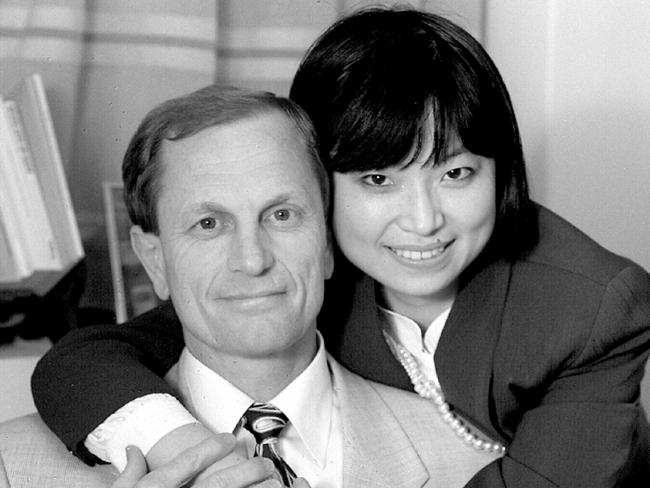 Cabramatta MP John Newman with his fiancee Lucy Wang.