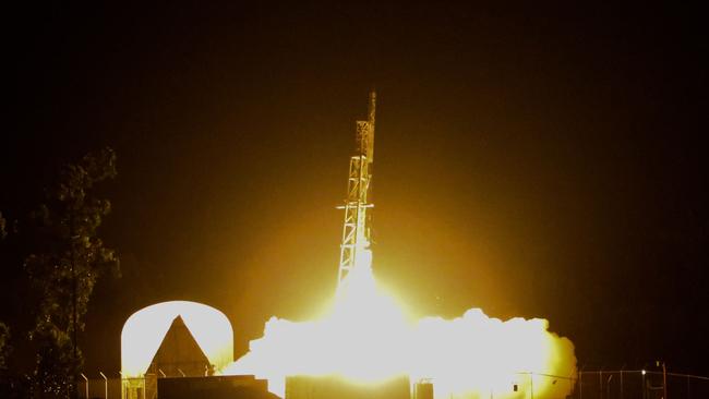 Thousands streamed the rocket launch from Nhulunbuy a week ago. Photo by NASA / AFP