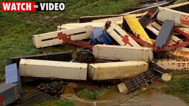 Freight train derailed near Geelong