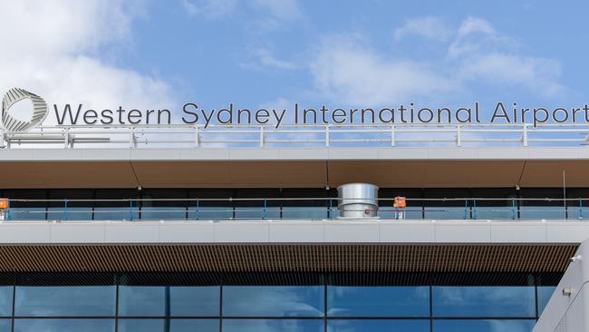 Sydney’s new airport will link the west to the world and a high speed rail would unlock the economic potential of NSW. Picture: Thomas Lisson