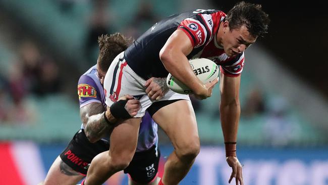 Joseph Manu was strong at the back for Roosters. Picture: Getty Images