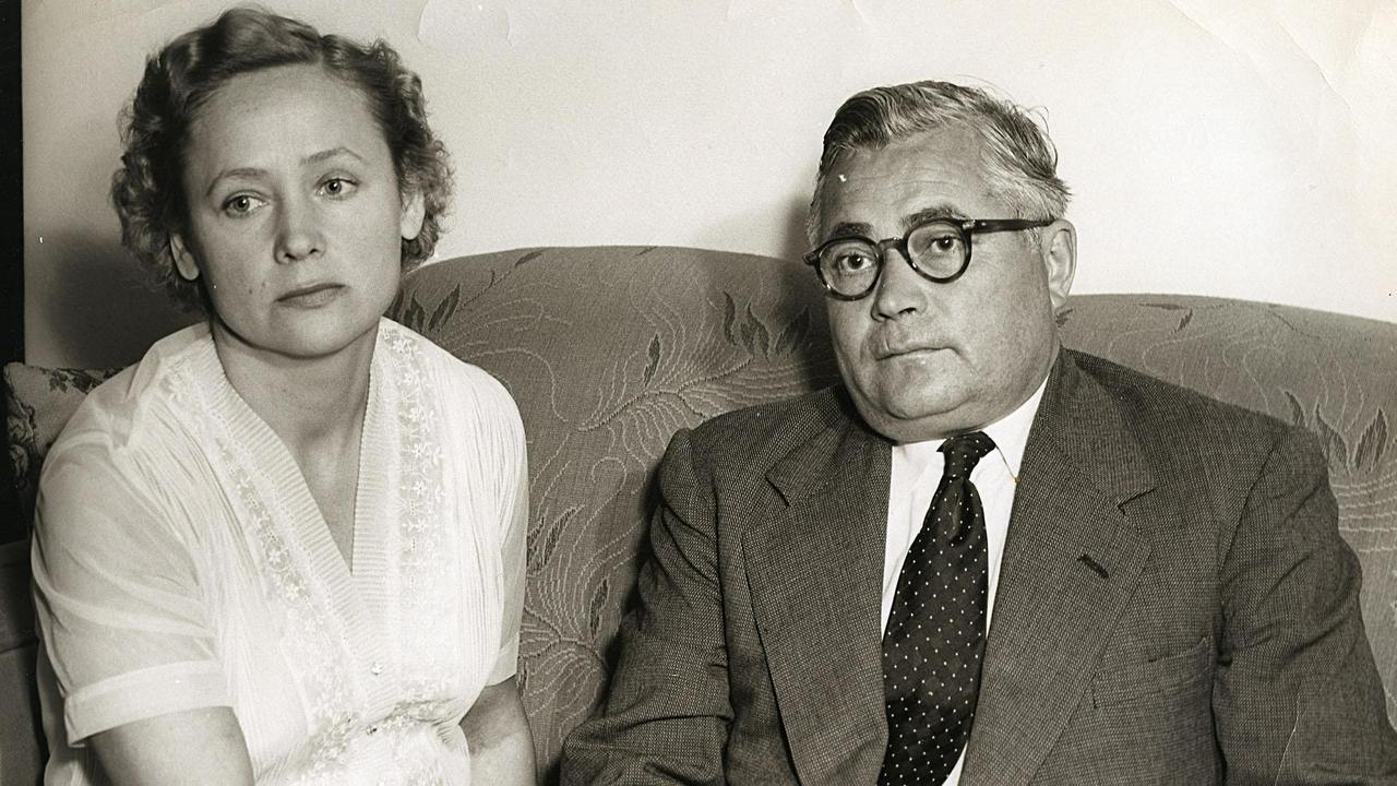 Evdokia (Eva) Petrov and her husband, Vladimir Petrov when they lived in Avalon.