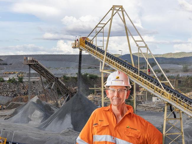 Ravenswood Gold CEO Brett Fletcher has discussed plans for the mine to test the market for potential buyers. Picture: Supplied.