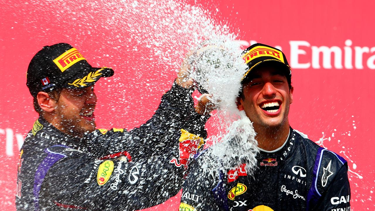 Ricciardo and vettel were teammates at Red Bull back in 2014