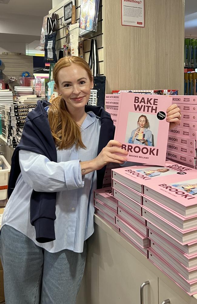 Brooke Bellamy of Brooki Bake House at one of her cookbook signings last week. Supplied